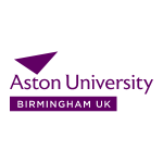 Aston University logo in purple