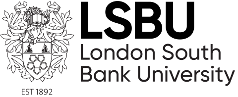 LSBU crest logo black