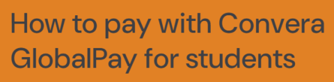 How to pay with Convera GlobalPay for students