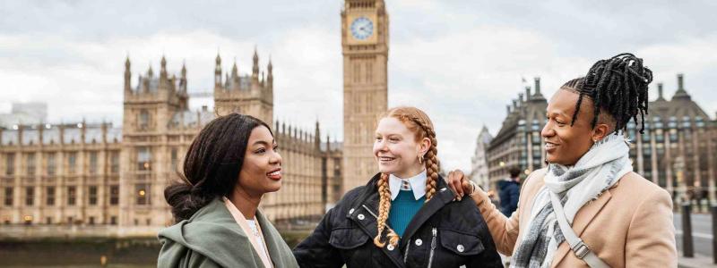 Students celebrating University of London Foundation Programme with OnCampus IFP